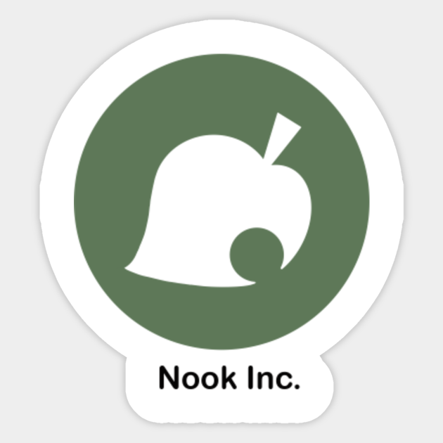Nook Inc Logo - Animal Crossing New Horizons - Sticker | TeePublic UK
